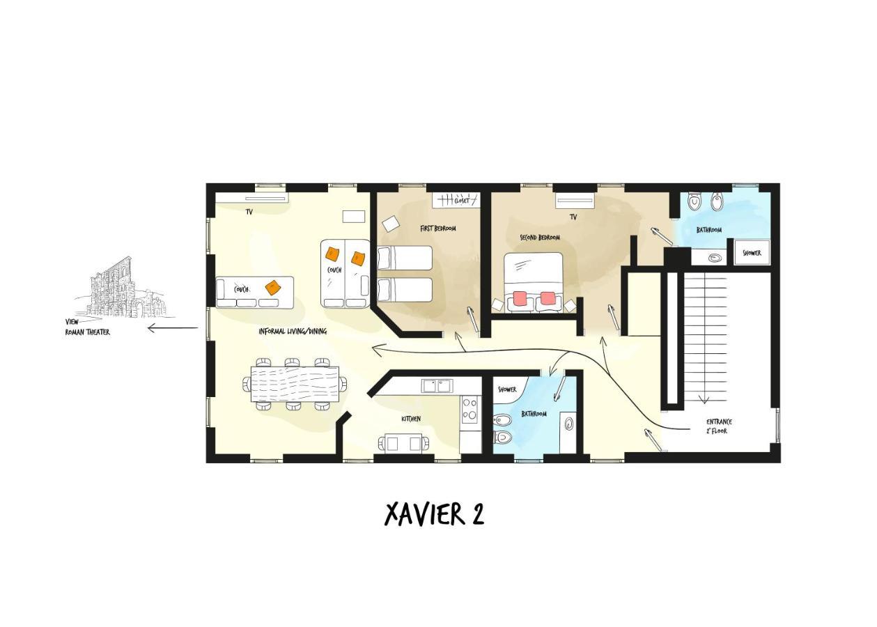 Alp Apartments Ski & Bike - Xavier อาออสตา ภายนอก รูปภาพ